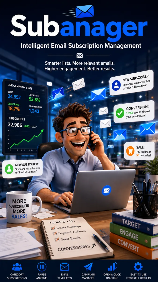 Subanager™ — Email Marketing