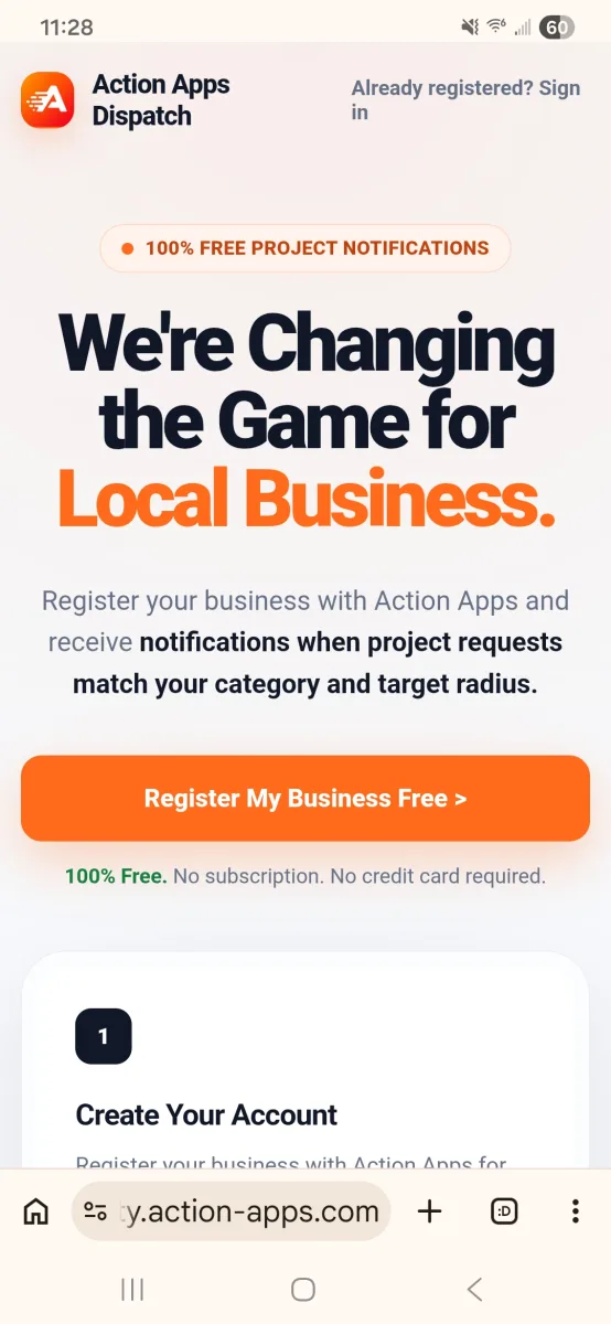 Action-Apps DISPATCH — ACTION-APPS platform exposed
